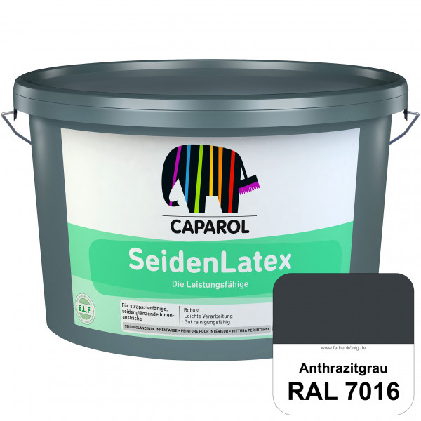 SeidenLatex ELF (RAL 7016 Anthrazitgrau) strapazierfähige, scheuerbeständige und seidenmatte Latexfa