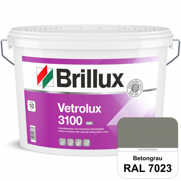 Vetrolux ELF 3100 (RAL 7023 Betongrau) matte & gut zu reinigende Spezial-Innenfarbe