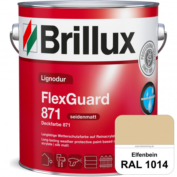 Lignodur FlexGuard 871 (Deckfarbe 871) RAL 1014 Elfenbein