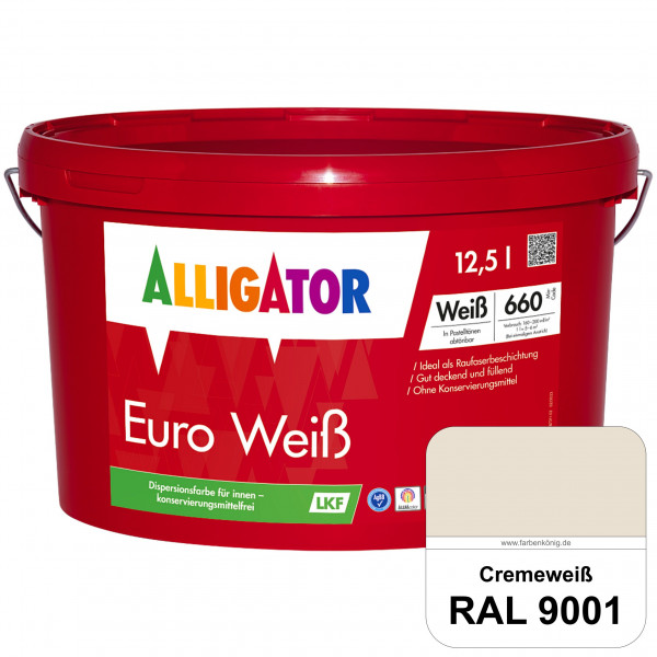 Euro Weiß LKF (RAL 9001 Cremeweiß)