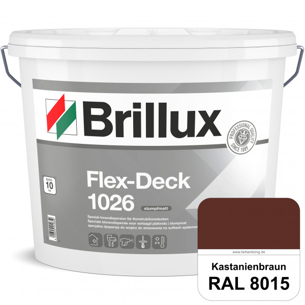 Flex-Deck ELF 1026 (RAL 8015 Kastanienbraun) Hochwertige Innendispersion für Decken mit Installation