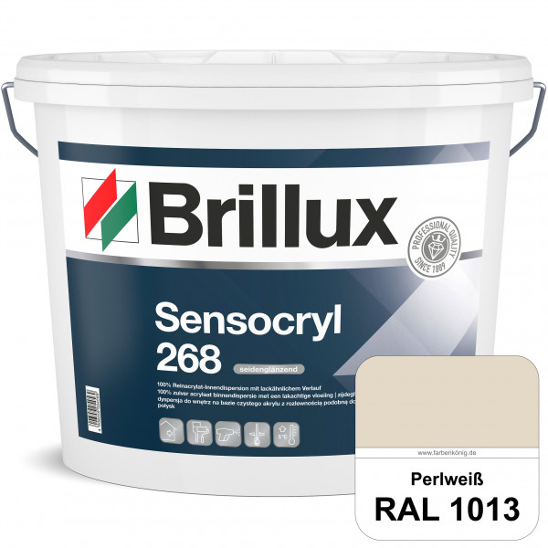 Sensocryl ELF 268 (RAL 1013 Perlweiß) hochwertige seidenglänzende & strapazierfähige Reinacrylat-Inn