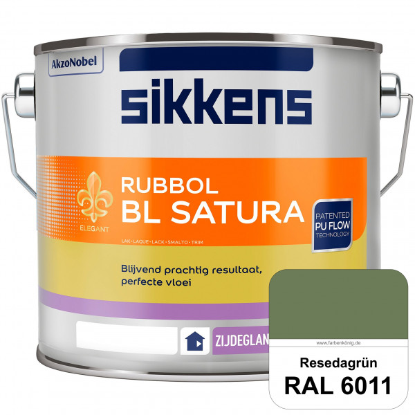 Rubbol BL Satura (RAL 6011 Resedagrün) seidenglänzender PU-Lack (wasserbasiert) innen & außen
