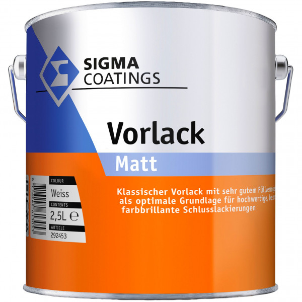 Sigma Vorlack (Weiß)