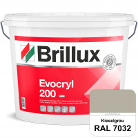 Evocryl 200 (RAL 7032 Kieselgrau) Verschmutzungsunempfindliche 100% Reinacrylat Fassadenfarbe