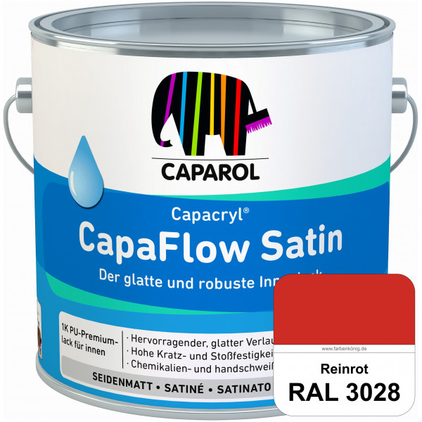 Caparol Capacryl CapaFlow Satin (RAL 3028 Reinrot)