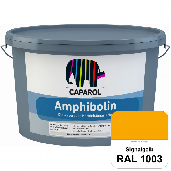 Amphibolin (RAL 1003 Signalgelb) Universalfarbe auf Reinacrylbasis innen & außen