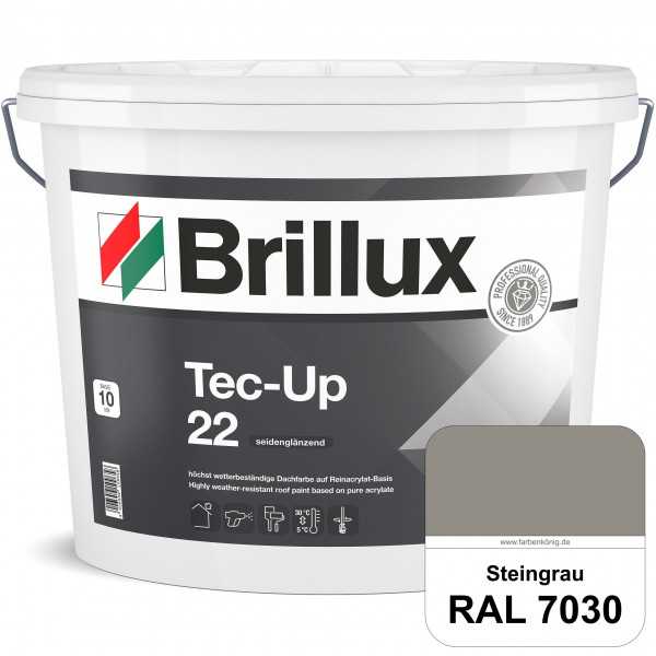 Tec-Up 22 (RAL 7030 Steingrau) Höchst wetterbeständige Dachfarbe auf Reinacrylat-Basis
