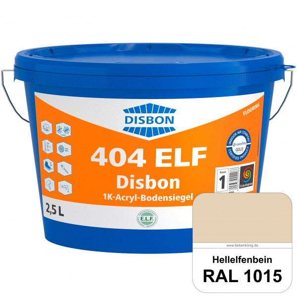 Disbon 404 ELF 1K-Acryl-Bodensiegel (RAL 1015 Hellelfenbein) 1K PU-verstärkte, emissions- und lösemi