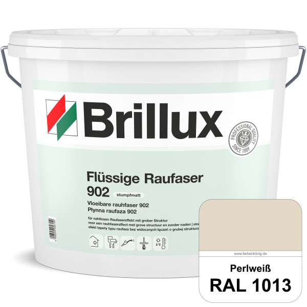 Flüssige Raufaser ELF 902 (RAL 1013 Perlweiß) Spezial-Dispersionsfarbe mit Raufasereffekt