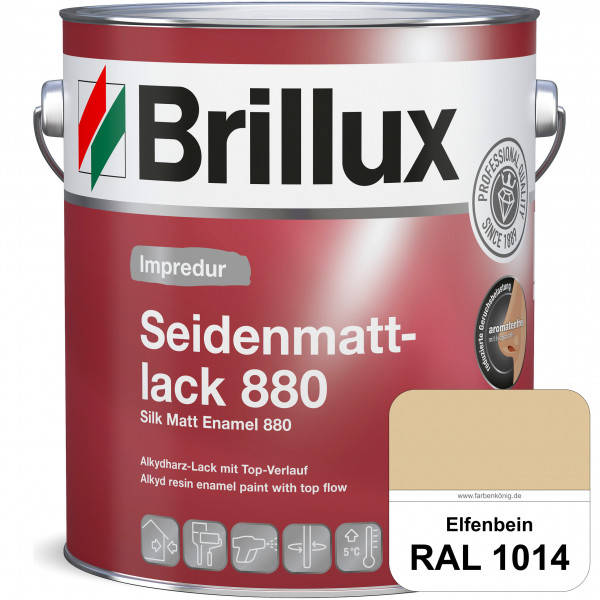 Impredur Seidenmattlack 880 (RAL 1014 Elfenbein) für Holz- oder Metallflächen innen & außen