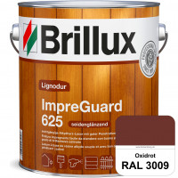 ImpraGuard 625 (RAL 3009 Oxidrot) imprägnierende Lasur (lösemittelhaltig) für allen Laub- und Nadelh