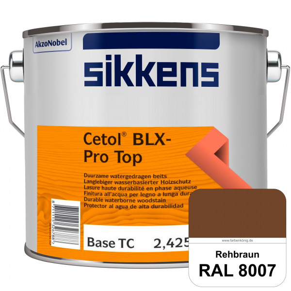 Cetol BLX-Pro Top (RAL 8007 Rehbraun) Seidenglänzende & wasserdampfdurchlässige Dickschichtlasur auß