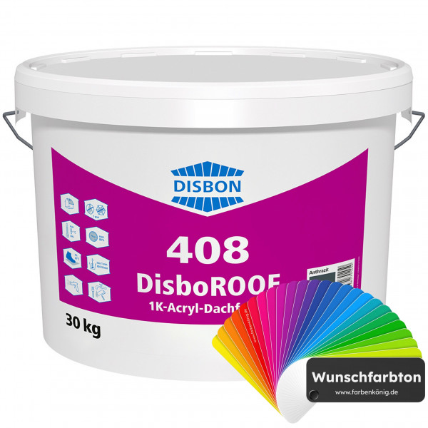 DisboROOF 408 1K-Acryl-Dachfarbe (Wunschfarbton)