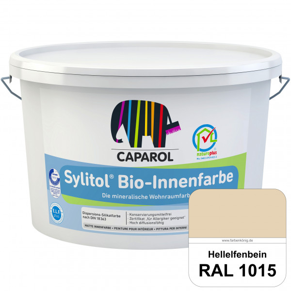 Sylitol® Bio-Innenfarbe (RAL 1015 Hellelfenbein) Innenfarbe auf Silikatbasis – für Allergiker