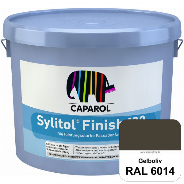 Sylitol® Finish 130 (RAL 6014 Gelboliv) wetterbeständige Fassadenbeschichtungen auf Silikatbasis