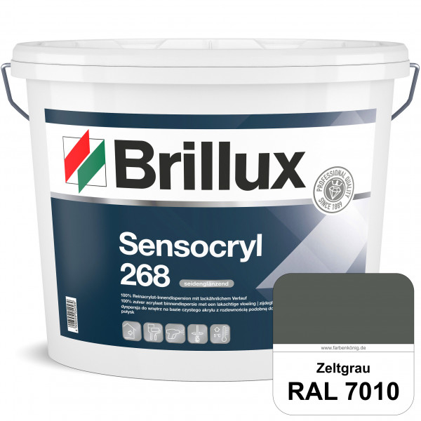 Sensocryl ELF 268 (RAL 7010 Zeltgrau) hochwertige seidenglänzende & strapazierfähige Reinacrylat-Inn