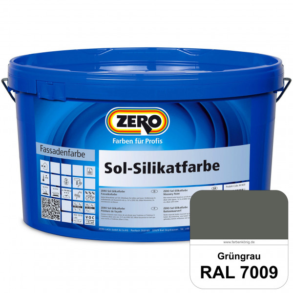 Sol-Silikatfarbe (RAL 7009 Grüngrau)