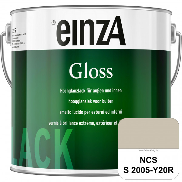 einzA Gloss (NCS S 2005-Y20R) Hochwertiger Alkydharzlack in Premium-Qualität, hochglänzend.