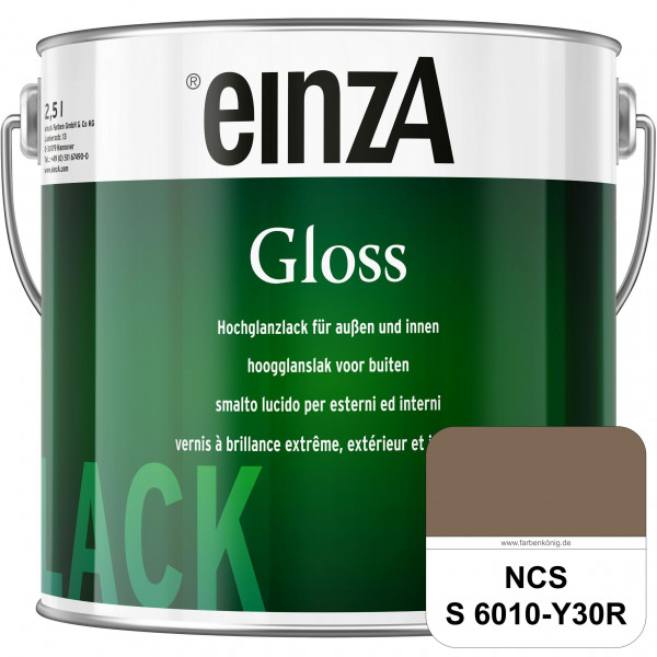 einzA Gloss (NCS S 6010-Y30R) Hochwertiger Alkydharzlack in Premium-Qualität, hochglänzend.