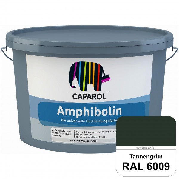 Amphibolin (RAL 6009 Tannengrün) Universalfarbe auf Reinacrylbasis innen & außen