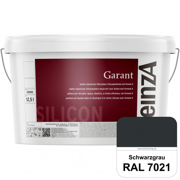 einzA Garant (RAL 7021 Schwarzgrau) elastische Siliconharz-Fassadenfarbe