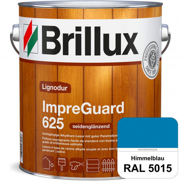 ImpraGuard 625 (RAL 5015 Himmelblau) imprägnierende Lasur (lösemittelhaltig) für allen Laub- und Nad