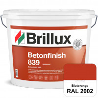 Betonfinish 839 (RAL 2002 Blutorange) elastische Beschichtung zum Schutz rissgefährdeter Betonbautei