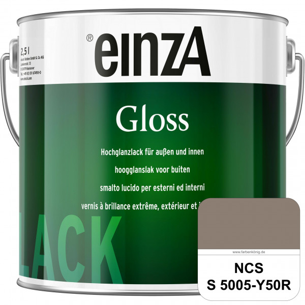 einzA Gloss (NCS S 5005-Y50R) Hochwertiger Alkydharzlack in Premium-Qualität, hochglänzend.