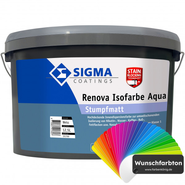 Sigma Renova Isofarbe Aqua (Wunschfarbton)