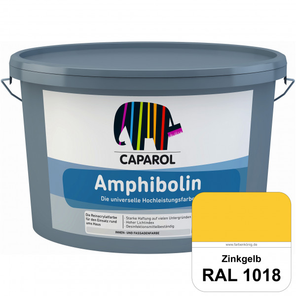 Amphibolin (RAL 1018 Zinkgelb) Universalfarbe auf Reinacrylbasis innen & außen