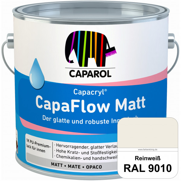 Caparol Capacryl CapaFlow Matt (RAL 9010 Reinweiß)