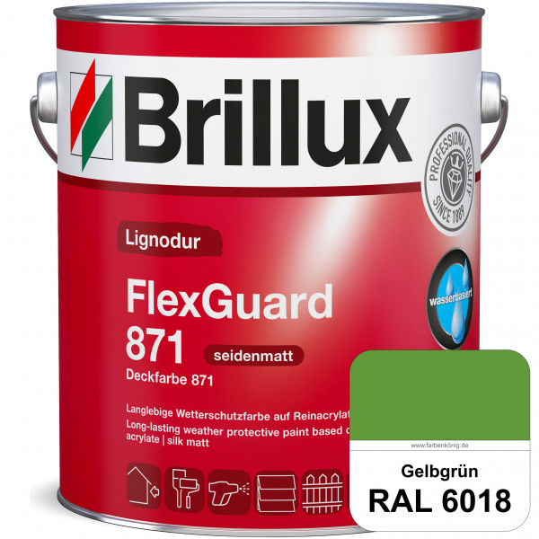 Lignodur FlexGuard 871 (Deckfarbe 871) RAL 6018 Gelbgrün