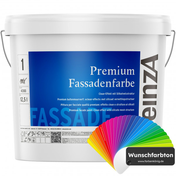 einzA Premium Fassadenfarbe (Wunschfarbton)