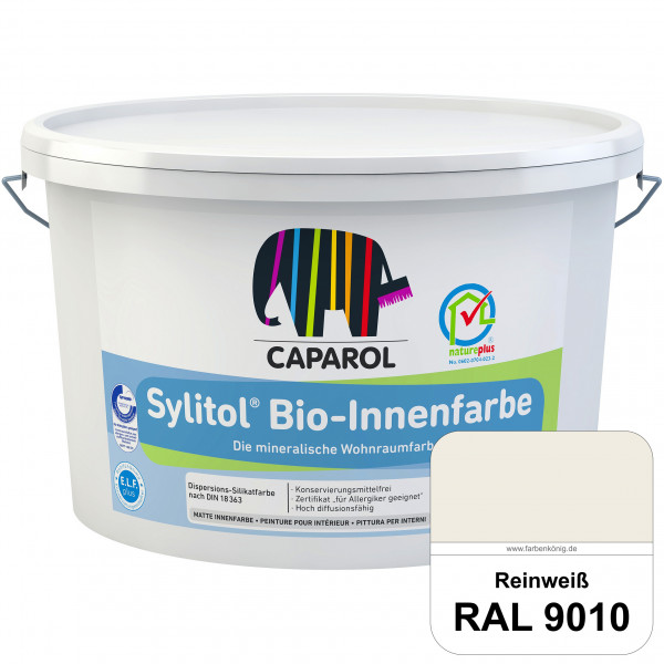 Sylitol® Bio-Innenfarbe (RAL 9010 Reinweiß) Innenfarbe auf Silikatbasis – für Allergiker
