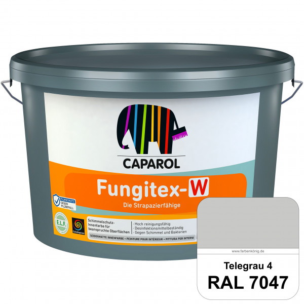 Fungitex-W (RAL 7047 Telegrau 4) Latexfarbe entsprechend der Verordnung für Lebensmittelhygiene