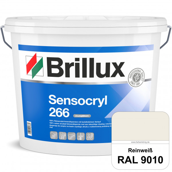 Sensocryl ELF 266 (RAL 9010 Reinweiß) stumpfmatte hochwertige Reinacrylat-Innendispersion für Artzpr