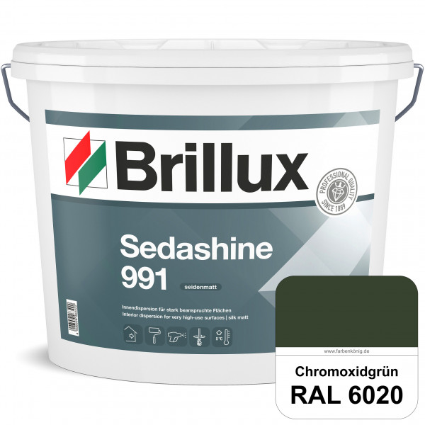 Sedashine 991 (RAL 6020 Chromoxidgrün) Seidenmatte Innendispersion für hoch strapazierfähige & gut r