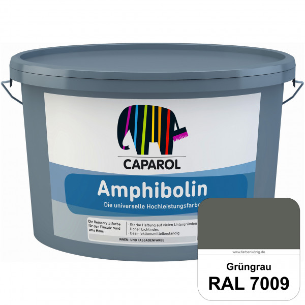 Amphibolin (RAL 7009 Grüngrau) Universalfarbe auf Reinacrylbasis innen & außen