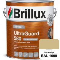 Lignodur UltraGuard 580 (Dauerschutzlasur 580) RAL 1000 Grünbeige