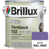 Impredur Ventilack 822 (RAL 4005 Blaulila) Seidenglanzlack (lösemittelhaltig) Fenster & Türen innen 