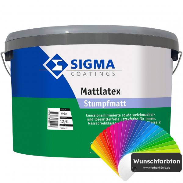 Sigma Mattlatex (Wunschfarbton)