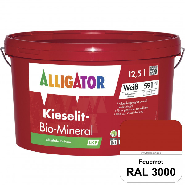 Kieselit-Bio-Mineral LKF (RAL 3000 Feuerrot)