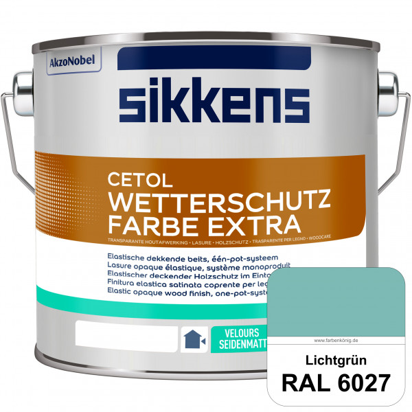Cetol Wetterschutzfarbe Extra (RAL 6027 Lichtgrün)