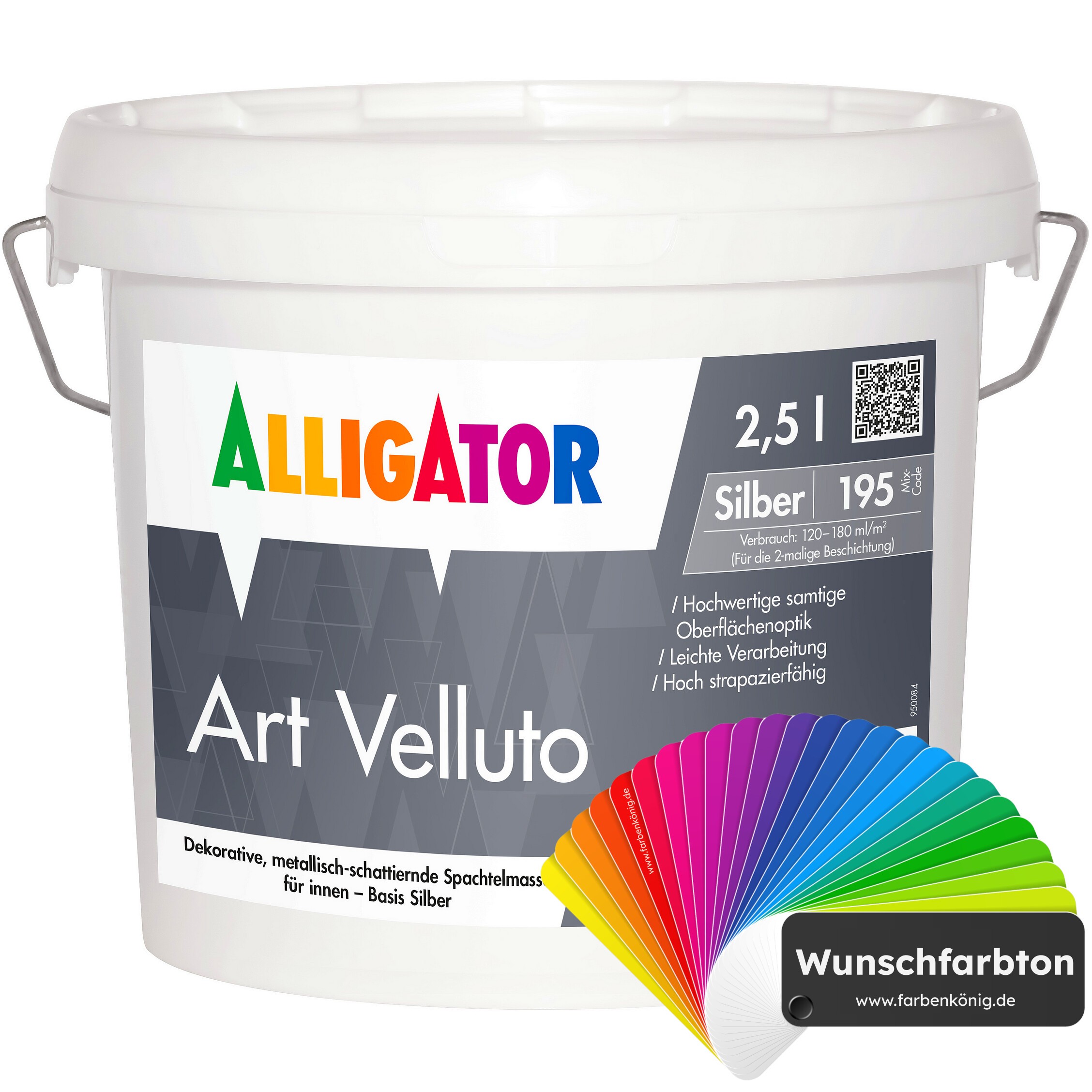 Alligator Art Velluto Dekorative 2,5LSpachteltechnik good auch getönt