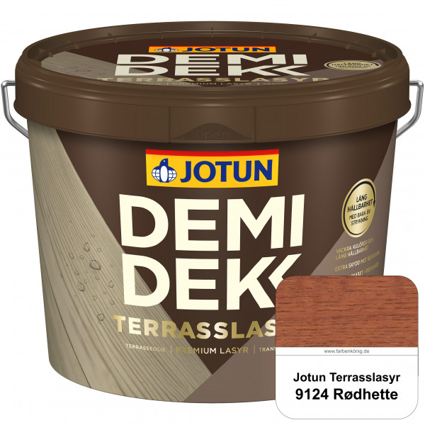 DEMIDEKK Terrasslasyr - Holzöl (9124 Rødhette)