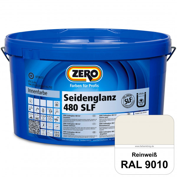 Seidenglanz 480 SLF (RAL 9010 Reinweiß)