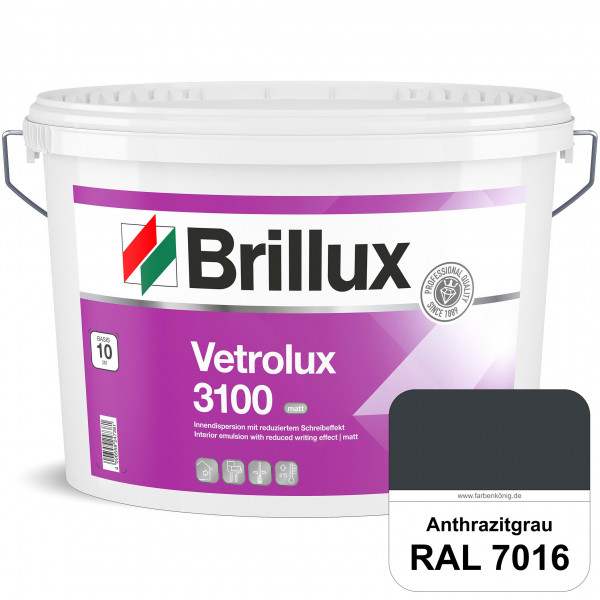 Vetrolux ELF 3100 (RAL 7016 Anthrazitgrau) matte & gut zu reinigende Spezial-Innenfarbe