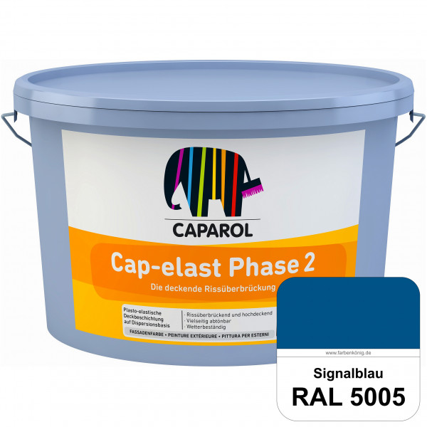 Cap-elast Phase 2 (RAL 5005 Signalblau) Sanierung gerissener Putzfassaden und Betonflächen