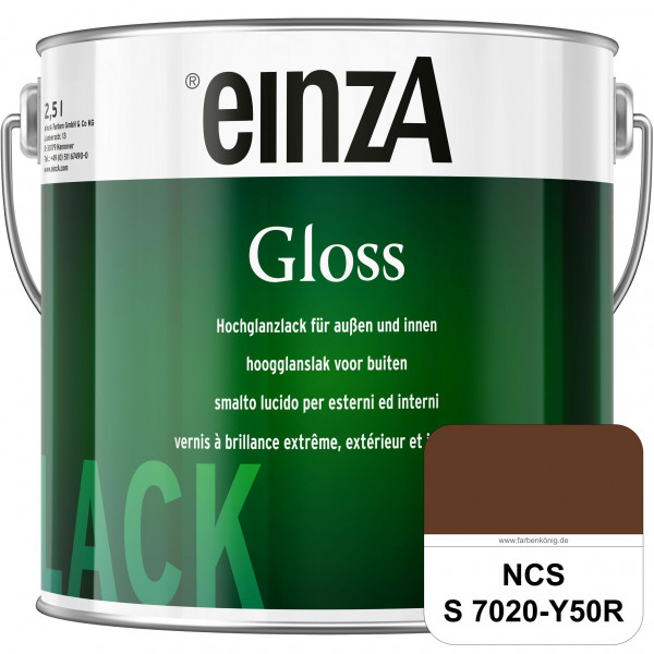 einzA Gloss (NCS S 7020-Y50R) Hochwertiger Alkydharzlack in Premium-Qualität, hochglänzend.